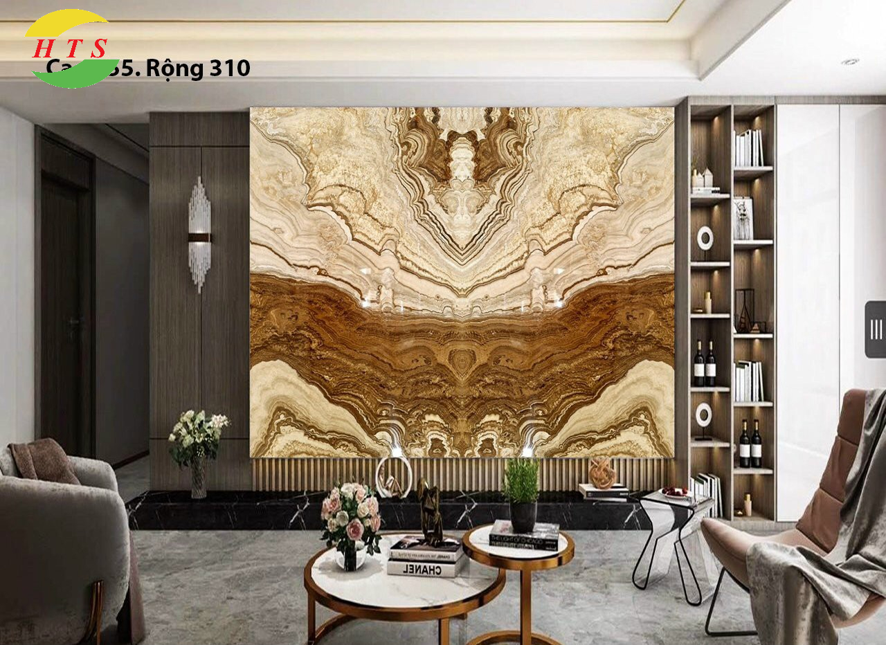 tranh đá thạch anh vân mây 